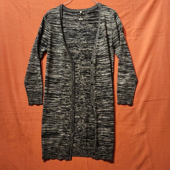 Cheap Monday Sz Small Grey Cardigan Sweater Dress Long Sleeve - Picture 2 of 7